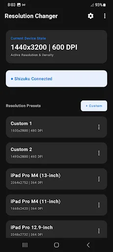 Resolution Changer – Pad View ডাউনলোড করুন – PUBG/BGMI এর জন্য সেরা টুল - Screenshot 1