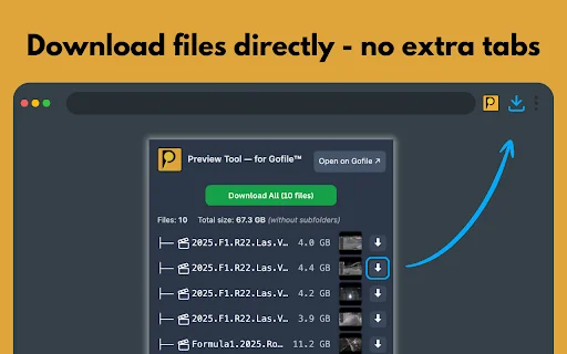 PrevTool – Gofile ডাউনলোড এবং প্রিভিউ করার সেরা টুল - Screenshot 4
