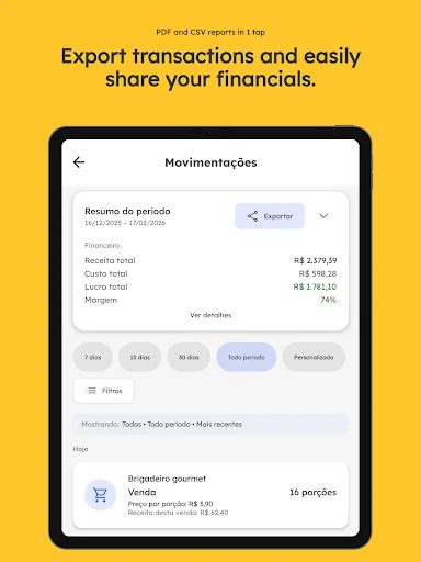 Recipe Cost & Pricing ডাউনলোড করুন – রেসিপি খরচ ও লাভ হিসাব করুন - Screenshot 16