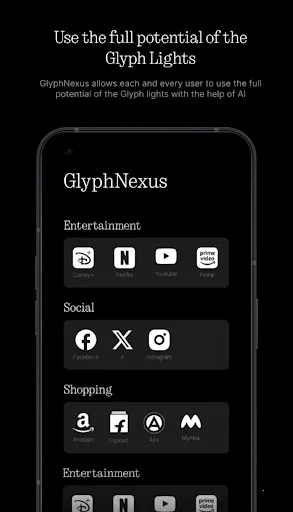 GlyphNexus ডাউনলোড করুন – Nothing Phone এর জন্য সেরা গ্লিফ কন্ট্রোল - Screenshot 2