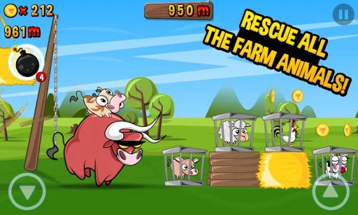 Run Cow Run ডাউনলোড করুন – সেরা এন্ডলেস রানার গেম ফ্রিতে - Screenshot 5