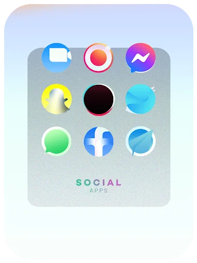 Simplified Gradient Icon Pack ডাউনলোড করুন – সেরা আইকন প্যাক - Screenshot 3