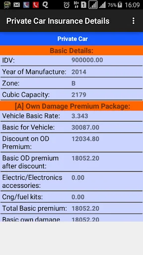 Motor Insurance Calculator অ্যাপ ডাউনলোড করুন – সেরা ইন্স্যুরেন্স টুল - Screenshot 17
