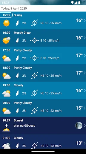 Weather Belgium XL PRO ডাউনলোড করুন – সেরা আবহাওয়া পূর্বাভাস - Screenshot 4