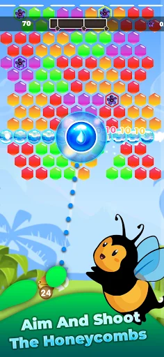 Bubble Honey Shooter ডাউনলোড করুন – সেরা পাজল গেম ফ্রি - Screenshot 15