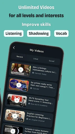 Learn English via video – 4You ডাউনলোড করুন – ভিডিও দিয়ে ইংরেজি শিখুন - Screenshot 2
