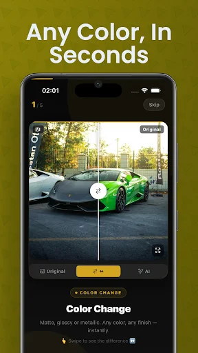 ModifCar AI ডাউনলোড করুন – আপনার গাড়ি কাস্টমাইজ করুন এআই দিয়ে - Screenshot 3