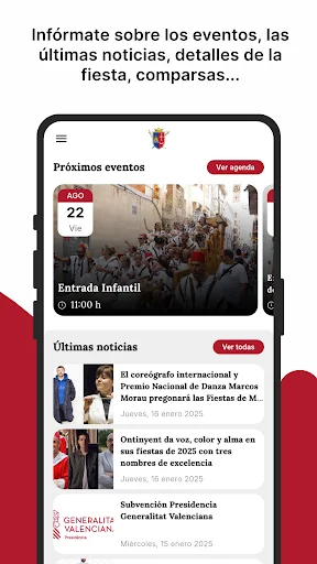 Moros i Cristians Ontinyent অ্যাপ ডাউনলোড করুন – উৎসবের গাইড - Screenshot 9