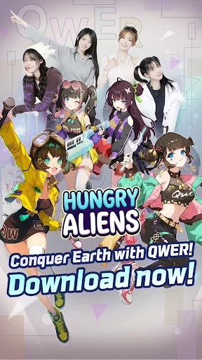 QWER x HungryAliens ডাউনলোড করুন – সেরা টাইম-কিলার গেম - Screenshot 7