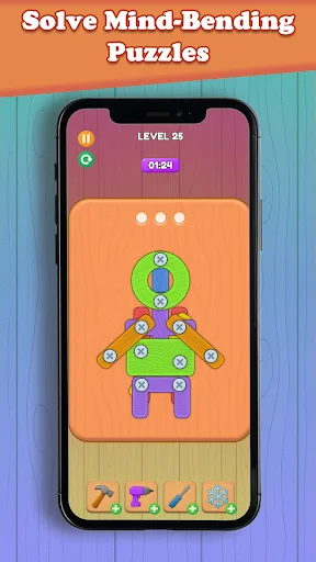 Twist & Solve ডাউনলোড করুন – সেরা স্ক্রু পাজল গেম ২০২৬ - Screenshot 7