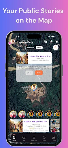 MapMyStory: ফ্যামিলি ট্রি এবং স্মৃতি তৈরির সেরা অ্যাপ ডাউনলোড করুন - Screenshot 2