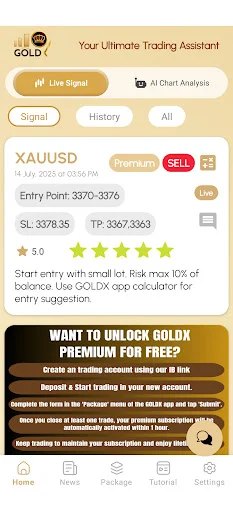 GOLD Signal Live ডাউনলোড করুন – এআই চার্ট এনালাইসিস ও গোল্ড সিগন্যাল - Screenshot 2