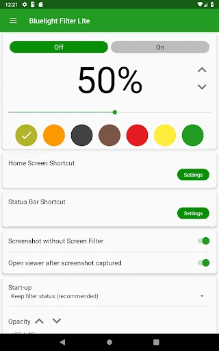 Bluelight Filter Lite ডাউনলোড করুন – চোখের সুরক্ষা ও আরাম - Screenshot 19