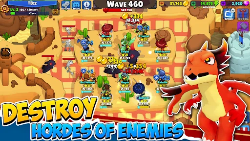 Idle Hero TD Tower Defense RPG ডাউনলোড করুন – সেরা স্ট্র্যাটেজি গেম - Screenshot 7