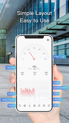 Sound Meter অ্যাপ ডাউনলোড করুন – পরিবেশের শব্দের মাত্রা পরিমাপ করুন - Screenshot 9