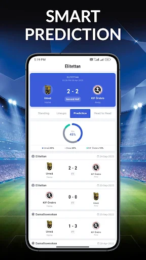 Live Football TV HD Streaming ডাউনলোড করুন – ফুটবল স্কোর ও আপডেট - Screenshot 3