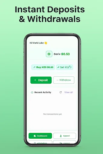 FXEmpesa Kenya ডাউনলোড করুন – M-Pesa ও Deriv ট্রান্সফার সহজ করুন - Screenshot 4
