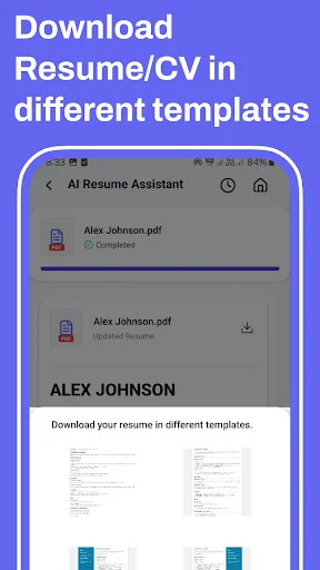 AI Resume Maker ডাউনলোড করুন – প্রফেশনাল সিভি তৈরি করুন সহজেই - Screenshot 5