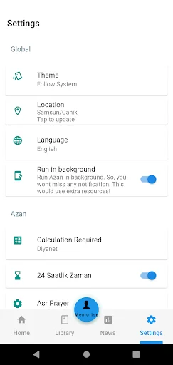 Prayer time, Quran ডাউনলোড করুন – সঠিক নামাজের সময় ও কুরআন - Screenshot 9