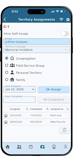 NWS Mobile ডাউনলোড করুন – আপনার মণ্ডলীর শিডিউল ম্যানেজমেন্টের সেরা অ্যাপ - Screenshot 6