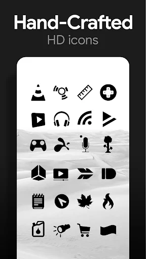Flight Dark Icon Pack ডাউনলোড করুন – সেরা মিনিমালিস্ট ডার্ক থিম - Screenshot 3