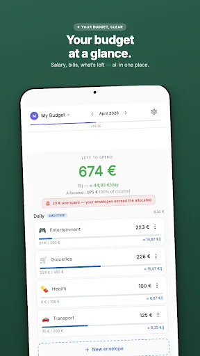 Plan & Multiply — 3F Budget ডাউনলোড করুন – দম্পতিদের জন্য সেরা বাজেট ট্র্যাকার - Screenshot 1