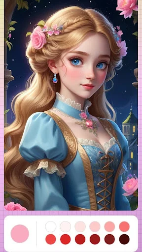 Princess Coloring Fairy Land ডাউনলোড করুন – জাদুকরী কালারিং গেম - Screenshot 4