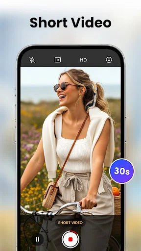 HD Camera Launcher ডাউনলোড করুন – হাই কোয়ালিটি ফটো ও ভিডিও - Screenshot 4
