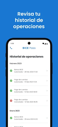 BICE Pass ডাউনলোড করুন – Banco BICE ট্রানজ্যাকশন অনুমোদনের সেরা উপায় - Screenshot 11