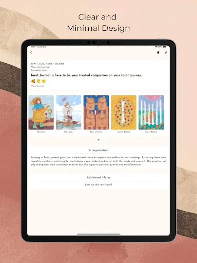 Tarot Journal ডাউনলোড করুন – আপনার ট্যারোট রিডিং ট্র্যাক ও বিশ্লেষণ করুন - Screenshot 9