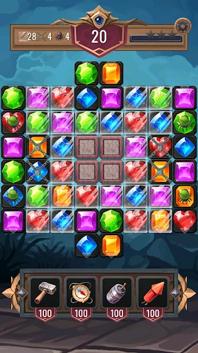 Diamond Dungeon Match 3 Games ডাউনলোড করুন – সেরা পাজল গেম - Screenshot 5