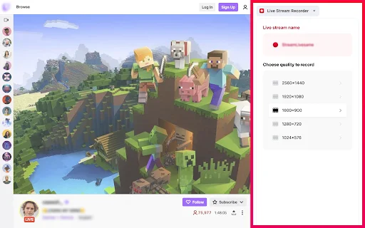 Live & Stream Recorder ডাউনলোড করুন – Twitch, FB, IG লাইভ সেভ করুন - Screenshot 2