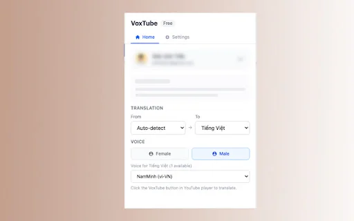 VoxTube ডাউনলোড করুন – YouTube ভিডিওর জন্য AI ডাবিং ও অনুবাদ - Screenshot 2