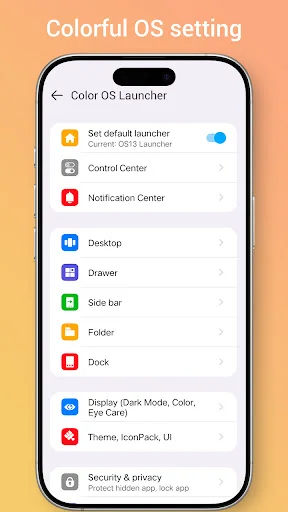 Colorful OS Launcher ডাউনলোড করুন – সেরা থিম ও আইকন প্যাক - Screenshot 8