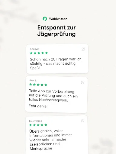 Waidwissen – Jagdschein App ডাউনলোড করুন – ৯৫.৩% সাফল্যের নিশ্চয়তা - Screenshot 13