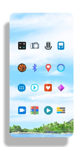 7-bit Pro – Retro Icon Pack ডাউনলোড করুন – সেরা ৮-বিট আইকন প্যাক - Screenshot 1