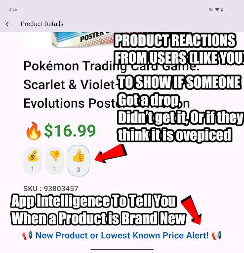 PokeRestock ডাউনলোড করুন – ইন স্টক অ্যালার্ট এবং শপিং আপডেট - Screenshot 13