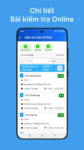 UnT Dạy Học ডাউনলোড করুন – অনলাইন পরীক্ষা ও ক্লাস ম্যানেজমেন্ট - Screenshot 4