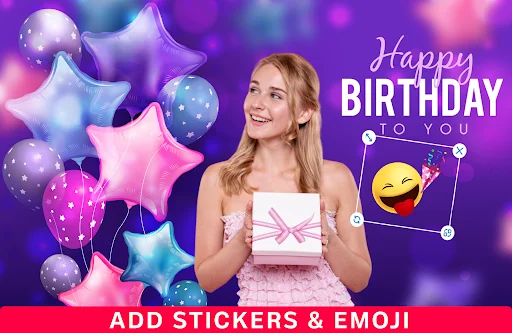 Happy Birthday Photo Frame ডাউনলোড করুন – সেরা বার্থডে ভিডিও মেকার - Screenshot 5