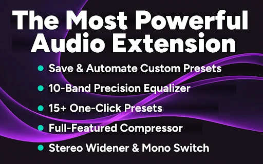 AudioControl ডাউনলোড করুন – সেরা ক্রোম অডিও ইকুয়ালাইজার ও সাউন্ড বুস্টার - Screenshot 2