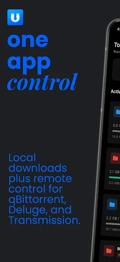 Torrent Remote & Downloader ডাউনলোড করুন – qBittorrent ও Transmission কন্ট্রোল - Screenshot 1