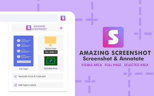 Amazing Screenshot and Annotate Tool ডাউনলোড করুন – সেরা ফ্রি এক্সটেনশন - Screenshot 1