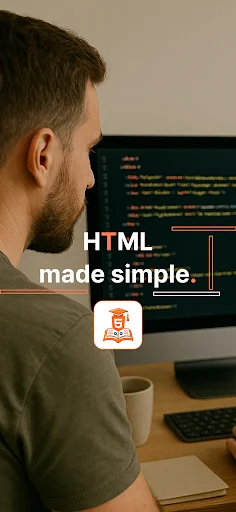 Learning HTML ডাউনলোড করুন – বেসিক থেকে অ্যাডভান্সড শিখুন - Screenshot 1