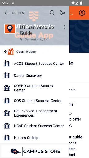 UT San Antonio Guide ডাউনলোড করুন – ক্যাম্পাস গাইড অ্যাপ - Screenshot 3