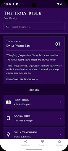 Holy Bible – KJV Audio Offline ডাউনলোড করুন – বাইবেল পড়ুন ও শুনুন - Screenshot 4