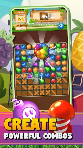 Sweet Fruit Match Puzzle Blast ডাউনলোড করুন – সেরা ফ্রুট পাজল গেম - Screenshot 16