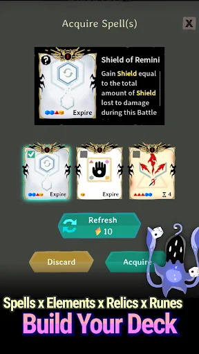 Lost Pages: Deckbuilder ডাউনলোড করুন – সেরা স্ট্র্যাটেজি গেম - Screenshot 4