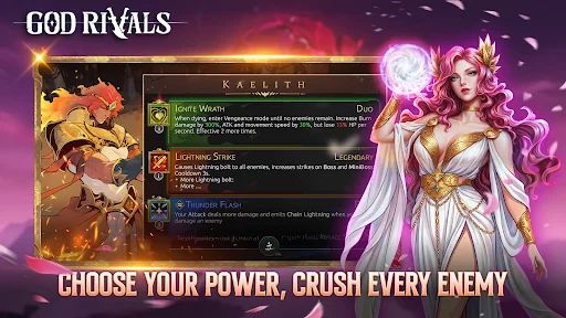 God Rivals: RPG Roguelike ডাউনলোড করুন – ডার্ক ফ্যান্টাসি অ্যাকশন গেম - Screenshot 9