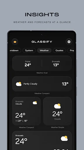 Glassify – Widgets & Themes ডাউনলোড করুন | সেরা কাস্টম উইজেট - Screenshot 6