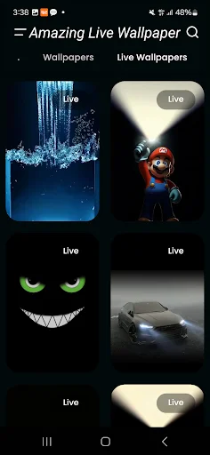 Amazing Water Live Wallpaper ডাউনলোড করুন – ৪কে অ্যানিমেটেড ব্যাকগ্রাউন্ড - Screenshot 13